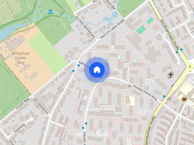 2 Zimmer Wohnung, in Leverkusen Steinbüchel