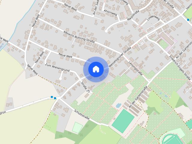 2 Zimmer Wohnung in ruhiger Lage von Treuen mit Stellplatz & Garten