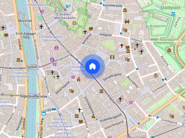 2 Zimmer Wohnung in Top Lage zu vermieten nahe dem Hauptplatz / Herrengasse 3