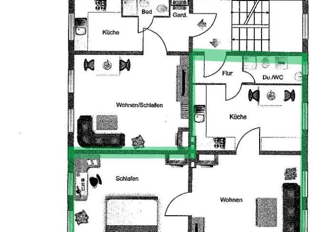 2 Zimmer Wohnung in Usedom Stadt