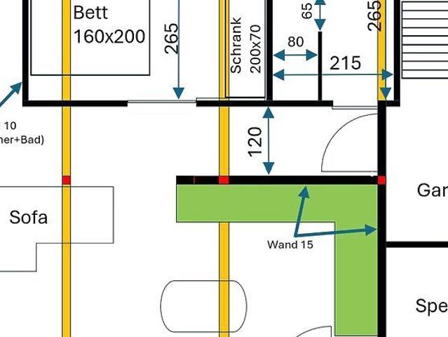 2½ Zimmer Wohnung in Vättis SG, möbliert, auf Zeit
