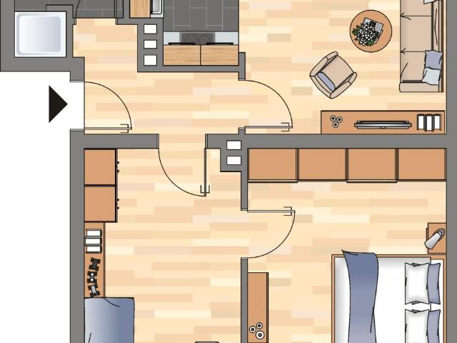 Renovierte 2 Zimmer Wohnung in Wilhelmshaven Fedderwardergroden