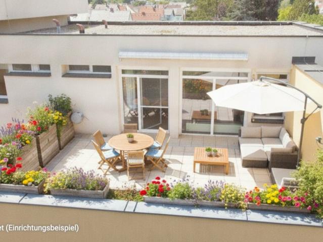 2 Zimmer Wohnung | Terrasse ca. 45 m² | Thermisch saniertes Haus