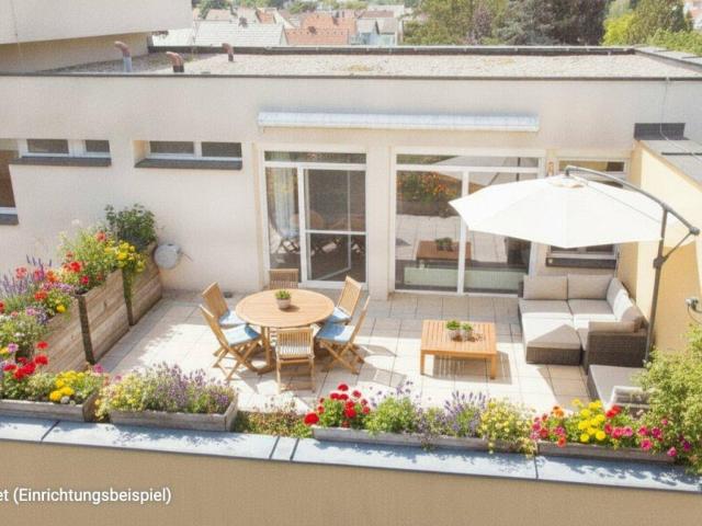 2 Zimmer Wohnung | Terrasse ca. 45 m² | Thermisch saniertes Haus