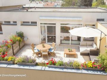 2 Zimmer Wohnung | Terrasse ca. 45 m² | Thermisch saniertes Haus
