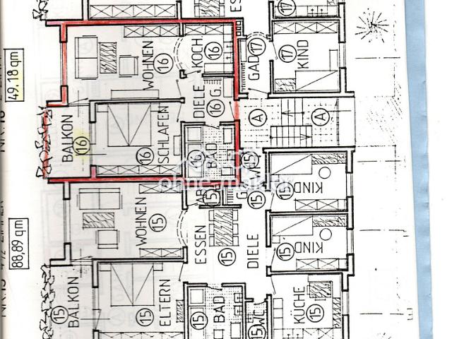 2 Zimmer Wohnung 49,18 m² in Neumarkt Regensburgerstr. 98a inkl. EK & TG Stellplatz