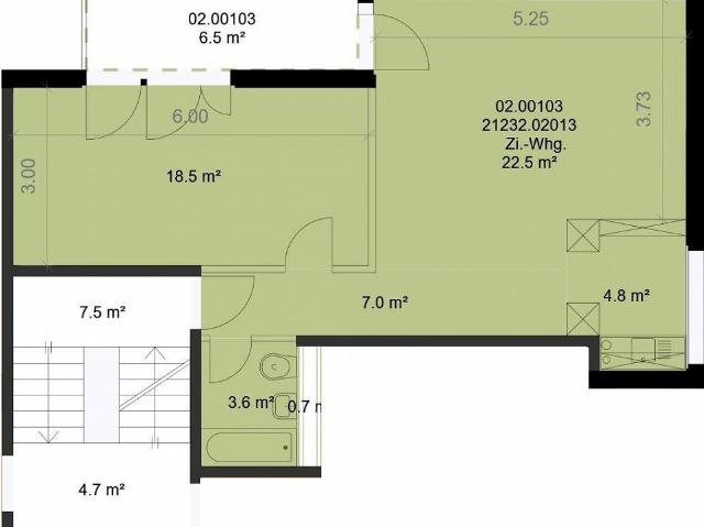 2 Zimmer Wohnung