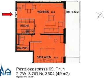 2 Zimmer Wohnung
