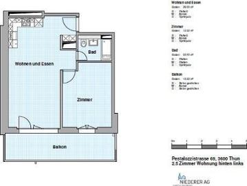2 Zimmer Wohnung