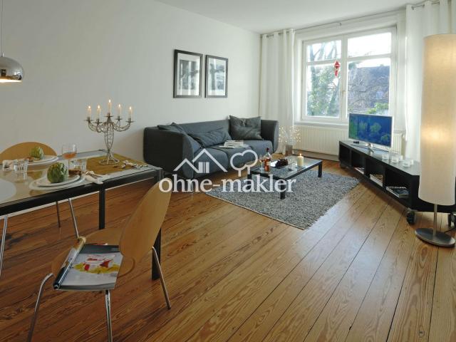 2 Zimmer Altbauwohnung mit Balkon – voll möbliert, 57 m² in Winterhude