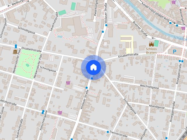 2 Zimmer Altbauwohnung zwischen Grüner Markt und Kurpark