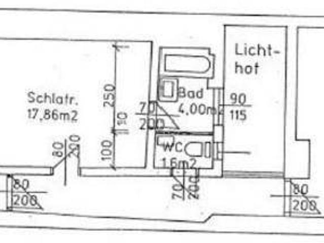2 Zimmer Altbau in Linz, zentral Nähe Hauptplatz, Heizung und Betriebskosten im Mietpreis inkludiert