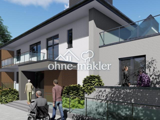 2 Zimmer Apartment im Betreuten Wohnen mit Fahrstuhl, Pflegedienst und Balkon
