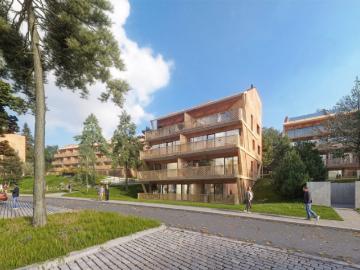 2 Zimmer Apartment mit Terrasse im Zentrum von Lipno nad Vltavou