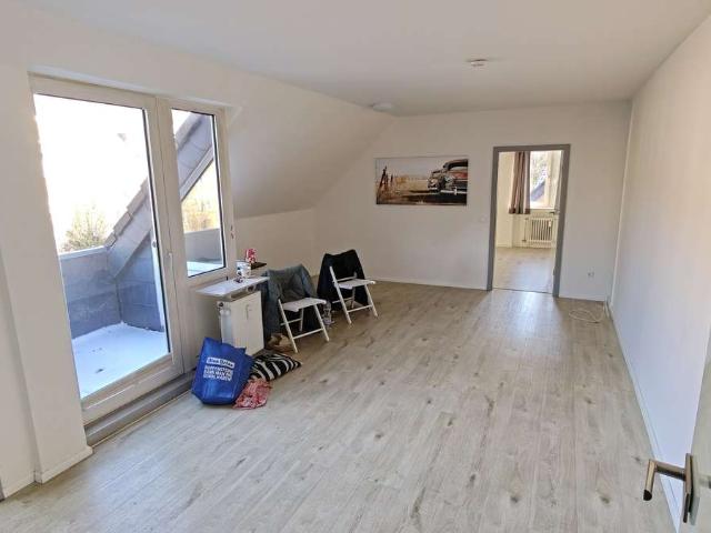 2 Zimmer Dachgeschosswohnung mit Balkon in Münster Schlachthofviertel, nicht WG geeignet