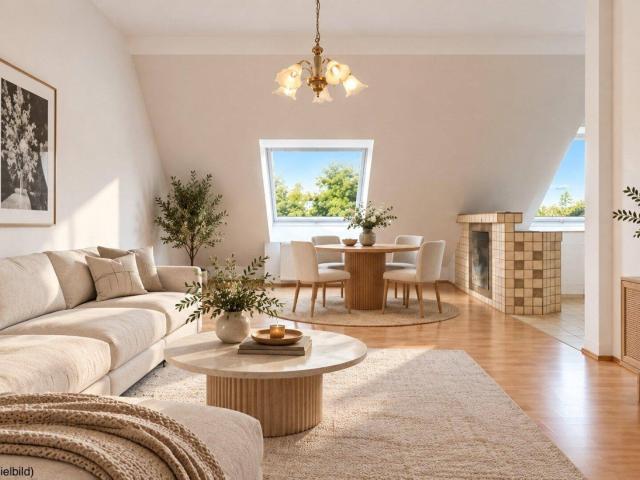 2 Zimmer Dachgeschosswohnung mit Grünblick, Sauna und Terrassennutzung I Nahe U3 Simmering