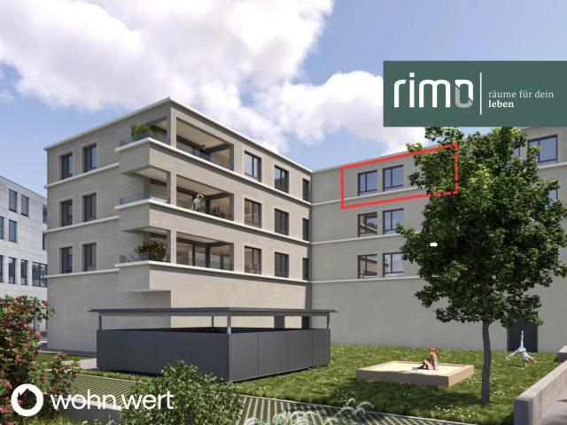 2 Zimmer Dachgeschosswohnung am Jahnplatz inmitten von Feldkirch Erstbezug zu mieten Top A3.9