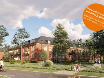 Etagenwohnung for sale in Krampnitz - Terrasse