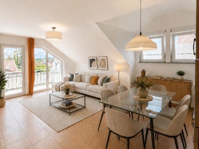 2 Zimmer Dachwohnung in ÖHRINGEN