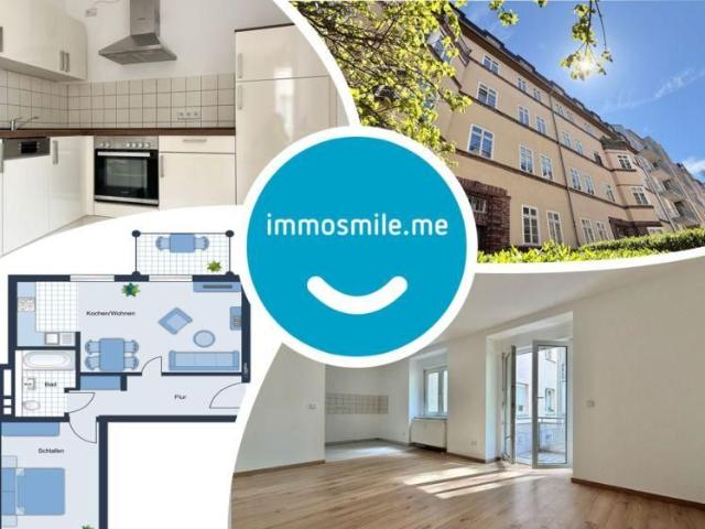2 Zimmer • Einbauküche • Balkon • auf dem Kaßberg • in Chemnitz • zur Miete • jetzt Termin sichern!
