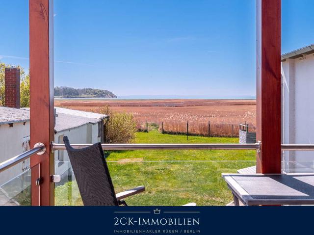 2 Zimmer Eigentumswohnung mit Boddenblick in Groß Zicker, Ostseebad Mönchgut, Balkon, Stellplatz!
