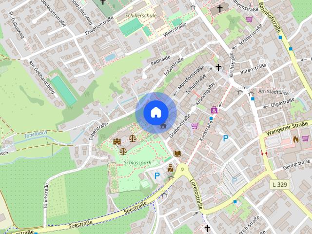 2 Zimmer Erdgeschoss Wohnung mit Terrasse und Tiefgarage in Tannau