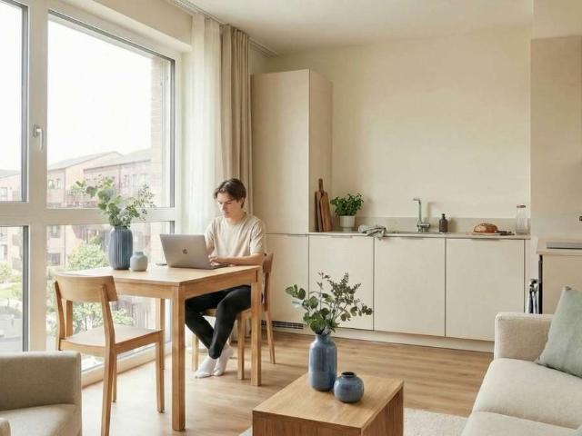 2 Zimmer Erdgeschosswohnung im Gummischmidt Quartier H3 WE02