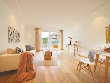 2 Zimmer Erdgeschosswohnung in Bahnhofsnähe Neuwertig