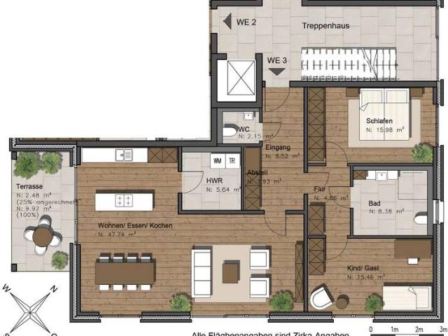 2 Zimmer Erdgeschosswohnung in Rhede