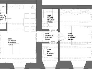 2 Zimmer Erdgeschosswohnung mit Carport im Zentrum von St. Georgen