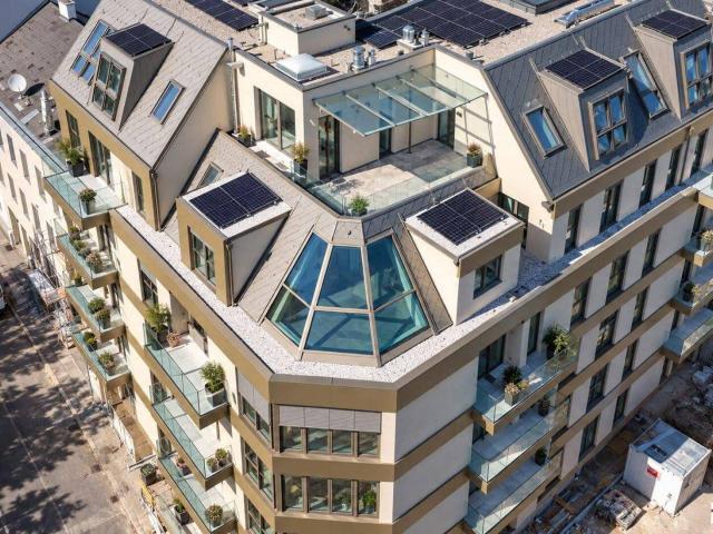 2 Zimmer Gartenwohnung mit 28,41 m² Freifläche Luxusaustattung