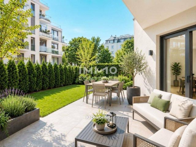 Neubau Gartenwohnung nahe Schönbrunn – Eigengarten & Terrasse