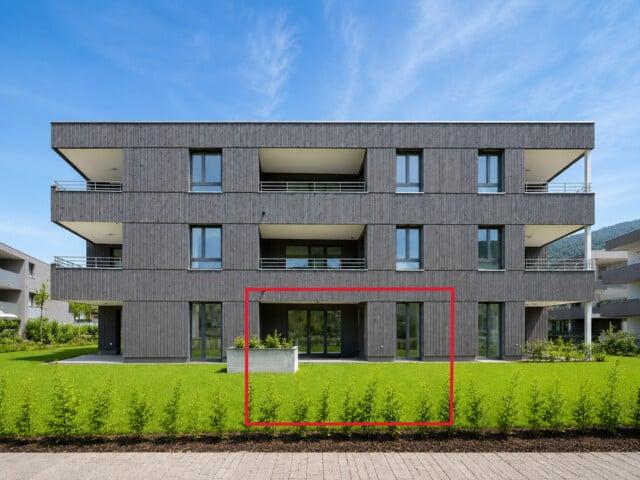 2 Zimmer Garten Neubau Mietwohnung