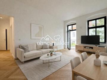 2 Zimmer in saniertem Altbau | absolut ruhig | Balkon | EBK | Keller
