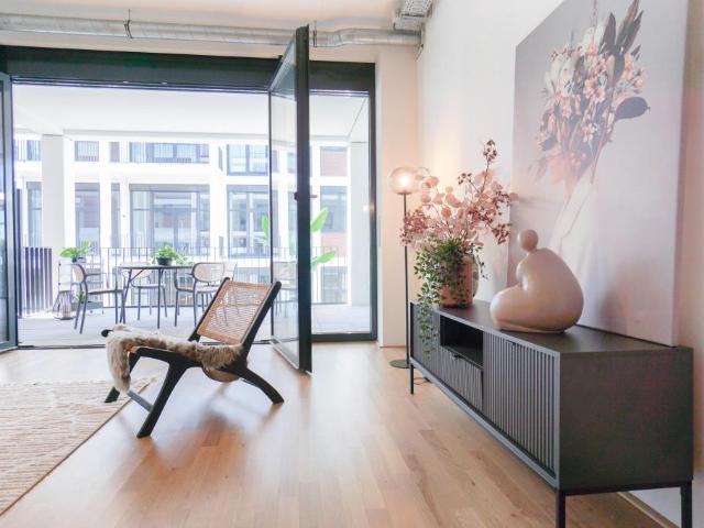 2 Zimmer Loftwohnung mit großem Balkon in alter Zigarettenfabrik