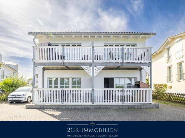 2 Zimmer Maisonette, strandnah, mit Meerblick, Sauna und Pool im Ostseebad Göhren, Stellplatz inkl!