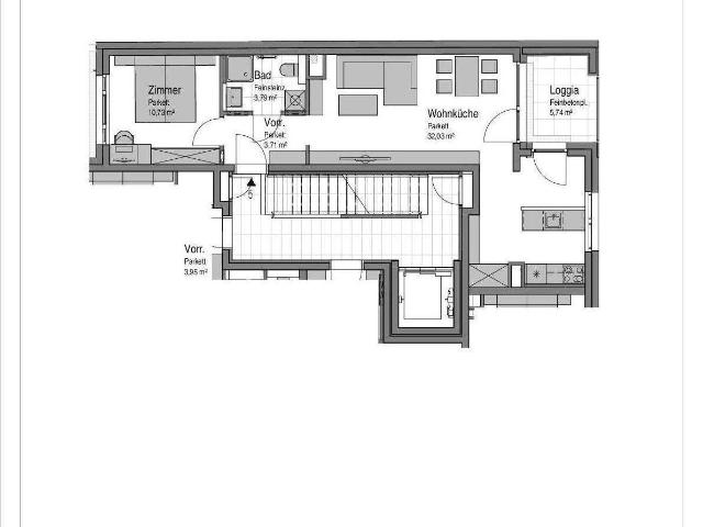 2 Zimmer Mietwohnung