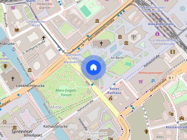 2 Zimmer möblierte und neurenovierte Mietwohnung in Berlin Mitte!