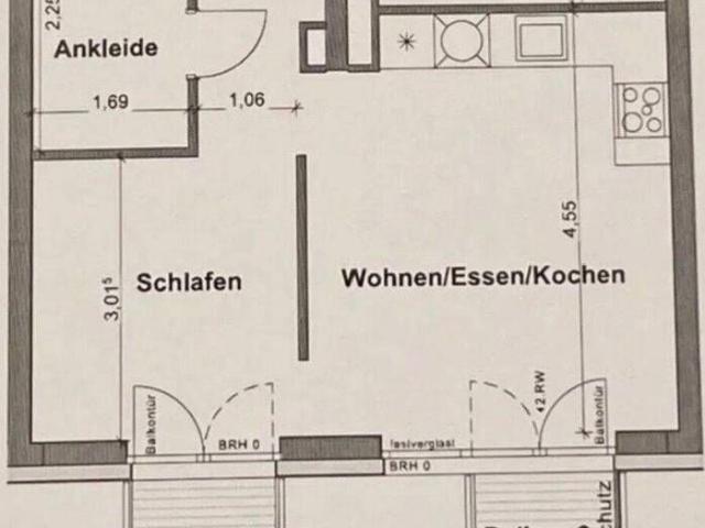 2 Zimmer Neubauwohnung mit 2 Südbalkonen