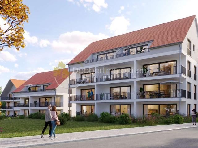 2 Zimmer Neubauwohnung mit Balkon, barrierefrei mit Aufzug