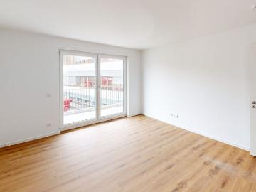 2 Zimmer Neubauwohnung mit besonderem Schnitt! EBK und Balkon/Terrasse inklusive