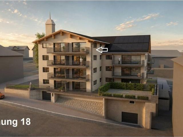 2½ Zimmer Neubauwohnung im Dachgeschoss Nr. 18  Erstbezug im Prättigauerhof, Schiers