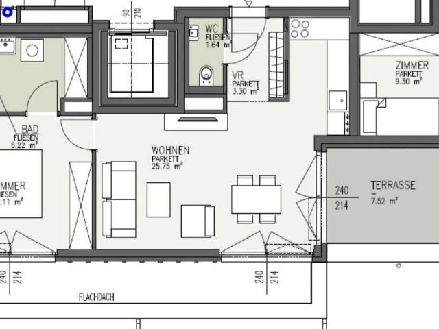 Nachmieter für schöne 2 Zimmer Wohnung mit Balkon gesucht