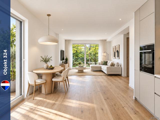 2 Zimmer Neubau mit Balkon, Terrasse & Privatgarten