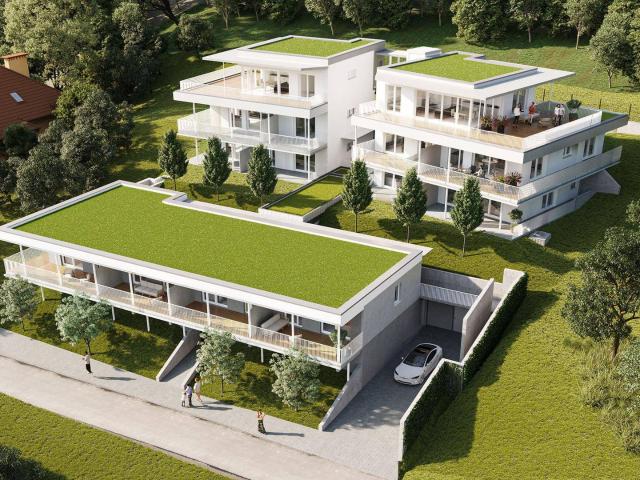 2 Zimmer Neubau mit Weitblick in Velden
