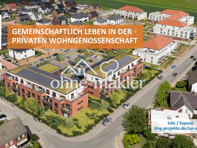 2 Zimmer Neubau mit Westterrasse in Bennigsen – ca. 73 m² – Wohngenossenschaft Zur Schille eG