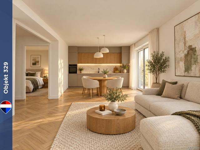 2 Zimmer Neubau mit zwei Balkonen | KfW 40 NH