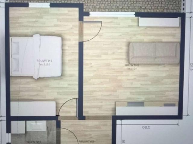 2 Zimmer Souterrain Wohnung in Heddesheim