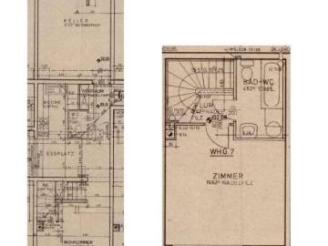 2 Zimmermaisonettewohnung mit Terrasse