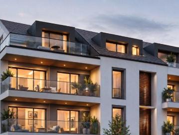 2 Zimmerwohnung 45qm Neubau 1.OG Balkon KFW40 QNG ab 1% Zinsen